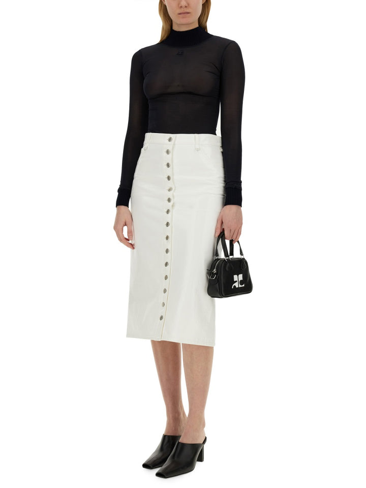 CourrèGes Gonne - White | 7ebe202cf261da3f53e6ac52a71a507afffa09f7