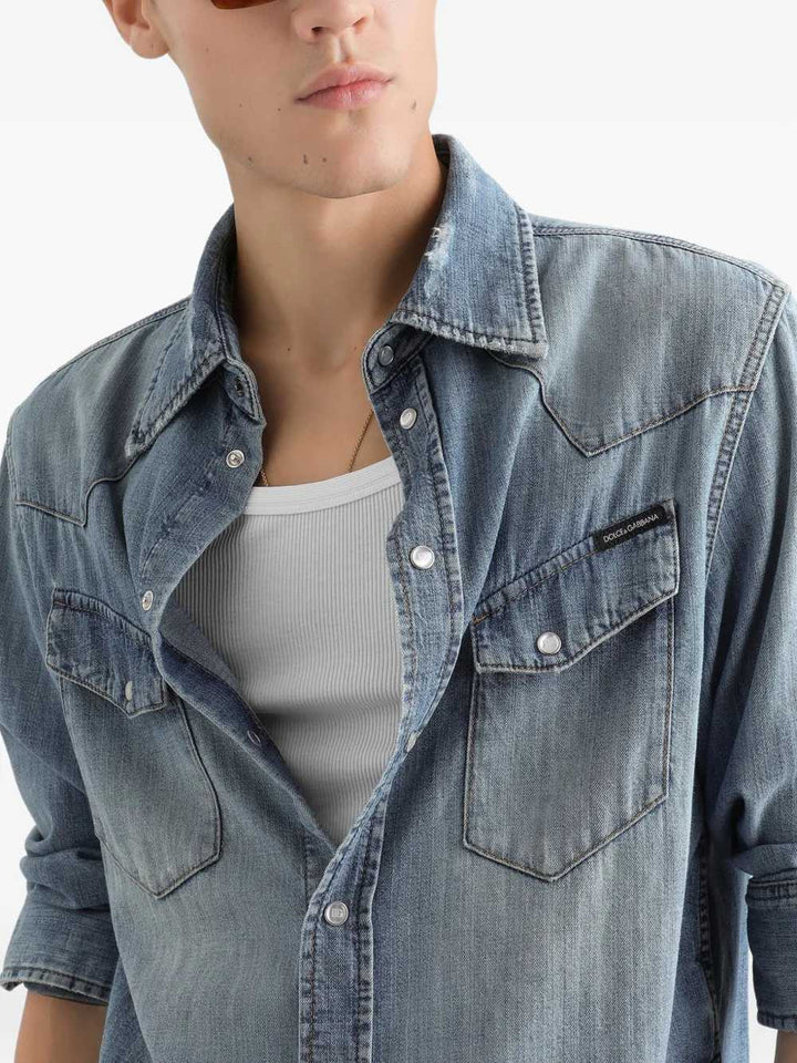Dolce & Gabbana SHIRT - Blu | 659df45303fa31c31ca1af35797ea2ff5fd89e72