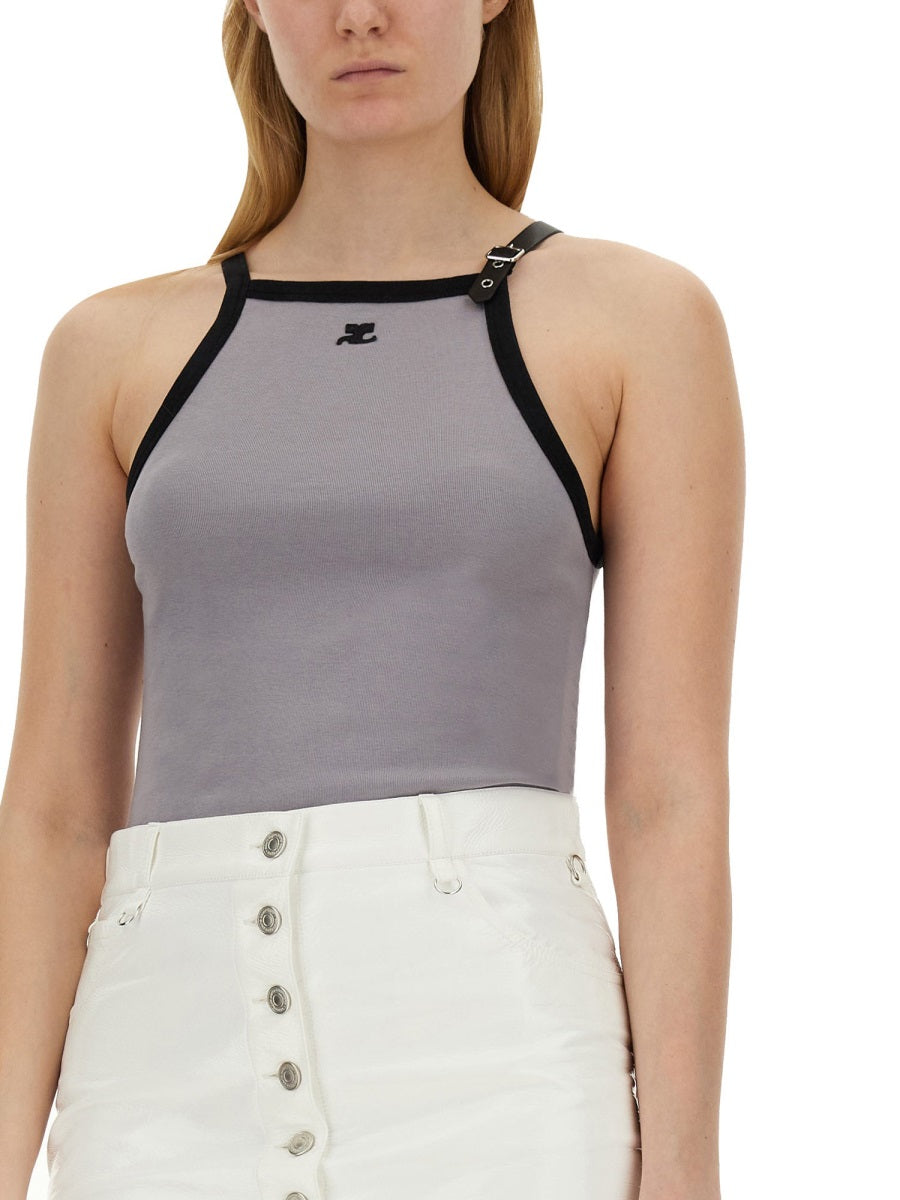 CourrèGes Top - Grey | 8cd310f89ab94dfb0772154539eafe074f196a03