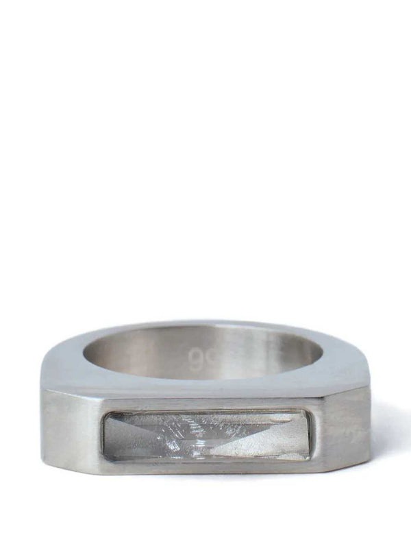 Anello Rettangolare Spazzolato