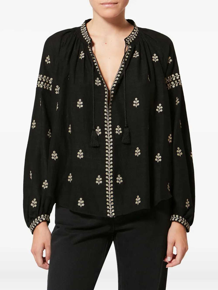 Marant SHIRT - Nero | 37cb19920b153bb87a7be24f7bc87937bf00678c