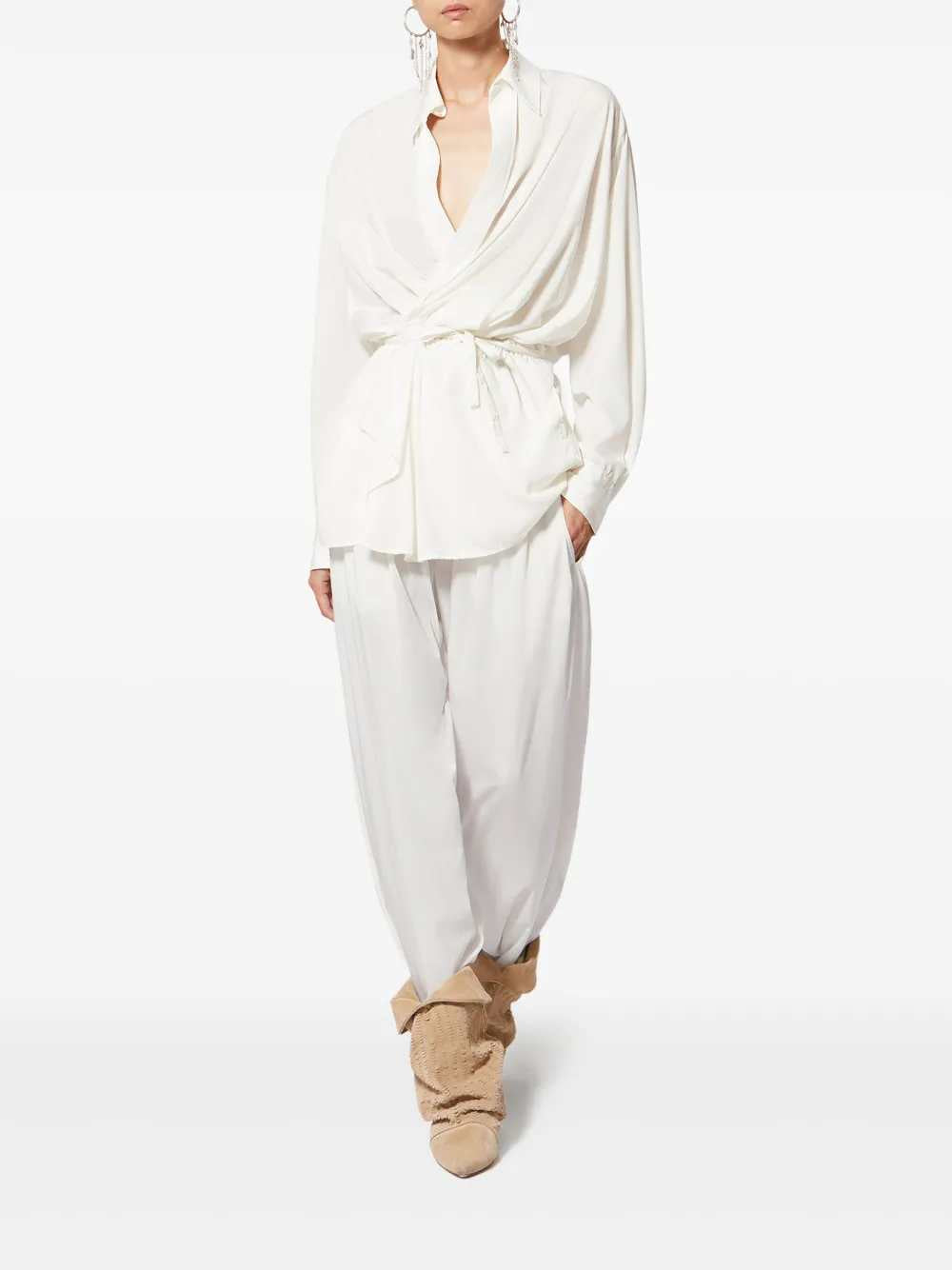 Marant PANTS - Bianco | 5df59a37718a3854fb379d6a90c3b0e2f6715c38