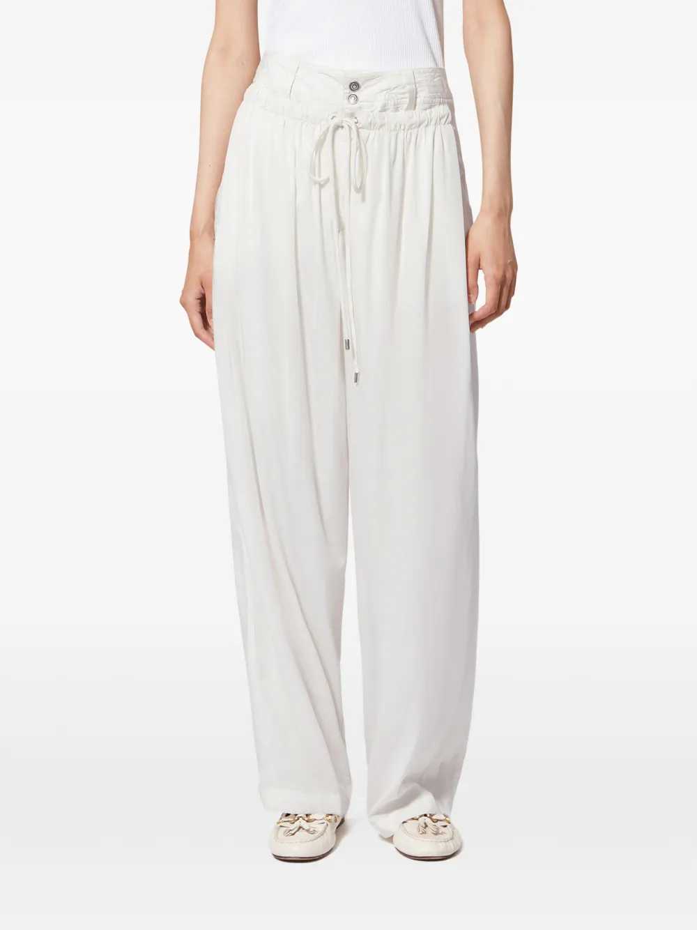 Marant PANTS - Bianco | 3c0fa95e9f1b2d51a12384067e75354e98ca14e8