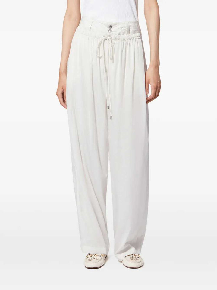 Marant PANTS - Bianco | 3c0fa95e9f1b2d51a12384067e75354e98ca14e8