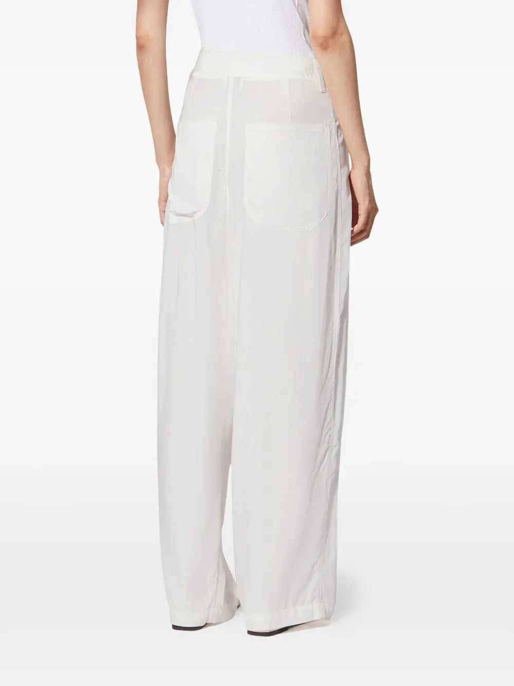 Marant PANTS - Bianco | 8cfe962a073caaa36c14821113a5496a65e89637