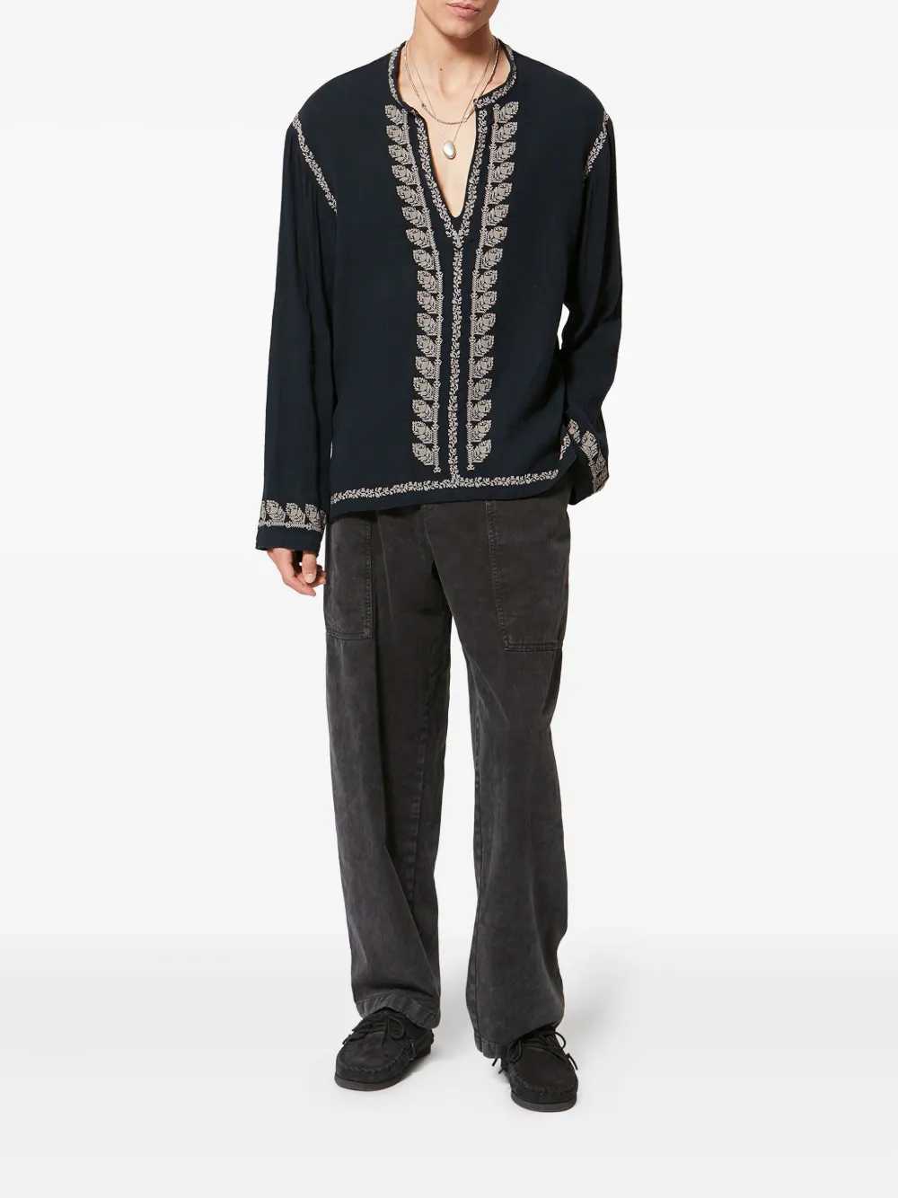 Marant SHIRT - Nero | 001f5a7e9253b065cace8fb56ebb614b37a4bae7