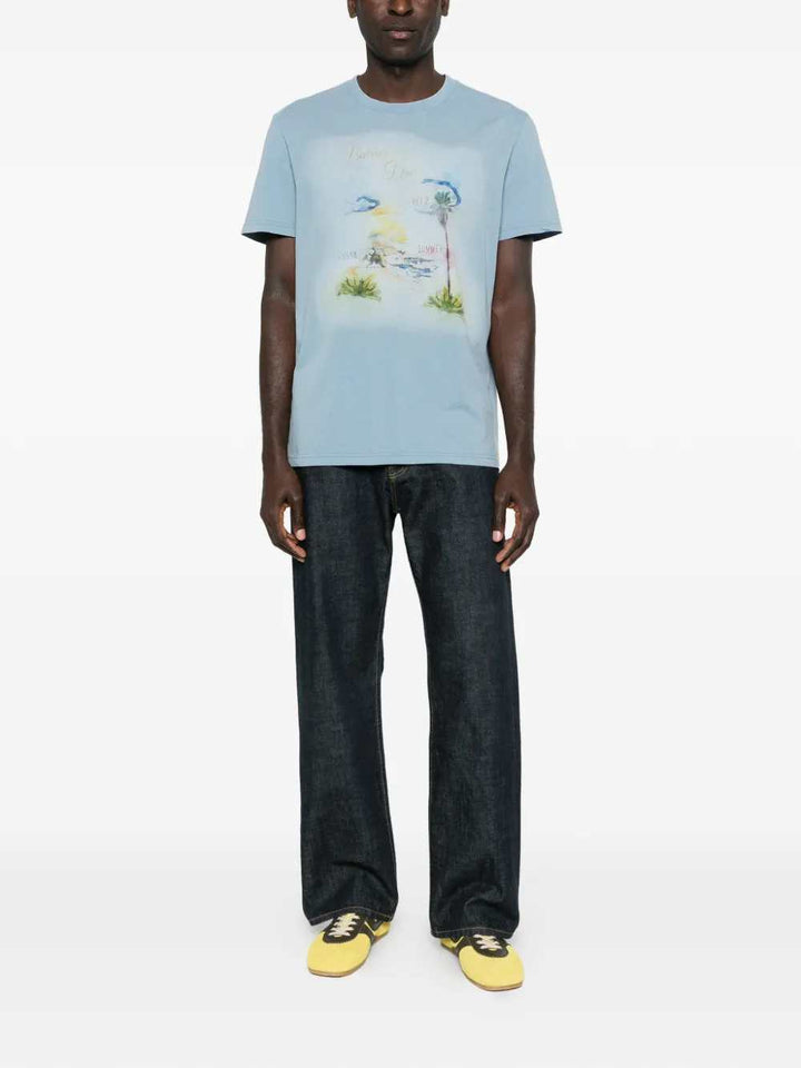 Marant TSHIRT - Blu | 6e84b347954380715960335c741adaef13851c5e