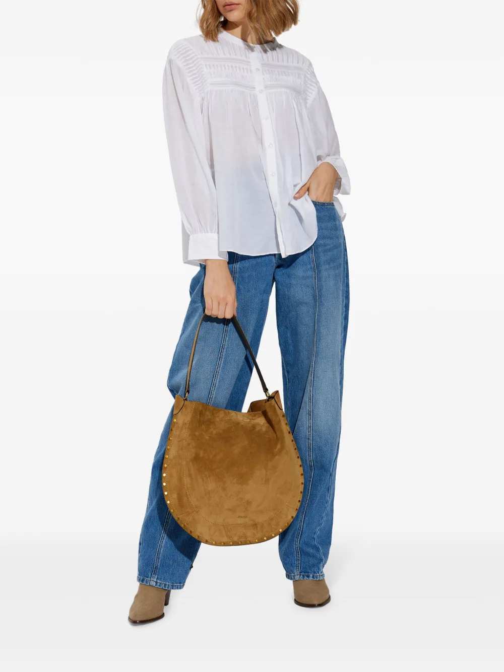 Marant ÉToile SHIRT - Bianco | d7b5142bcc76c7053fc59d88d99b1f52c0dfb7fe