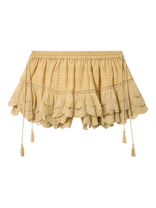 Shorts Puria Con Ruches