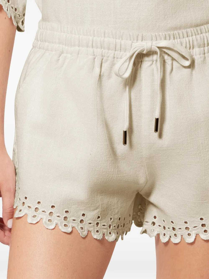 Marant ÉToile SHORTS - Bianco | 2e11ab0b53f14d47600dfb1b16261c1ca91c5dcb