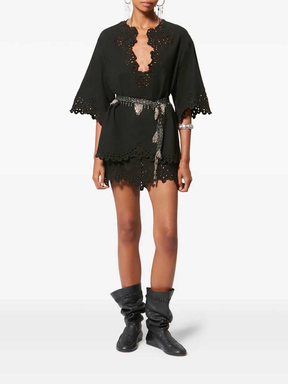 Marant ÉToile SKIRT - Nero | 96cc92b133aca50b5b0788bb615cfb0706836de9