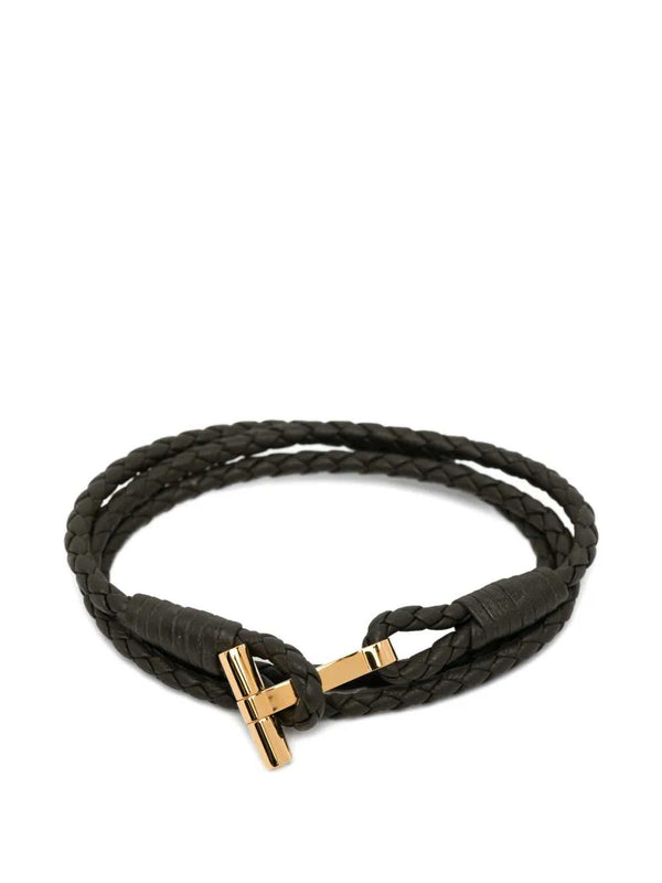 Braccialetto Con Barra A T Intrecciato