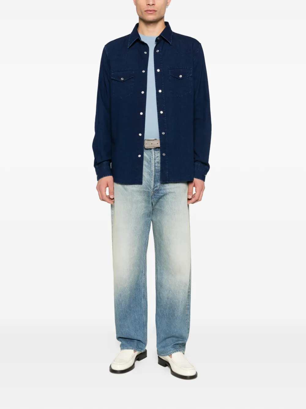 Tom Ford SHIRT - Blu | c63ed2ecd1a45e9bddffaeb6b31ae9d817686e1a
