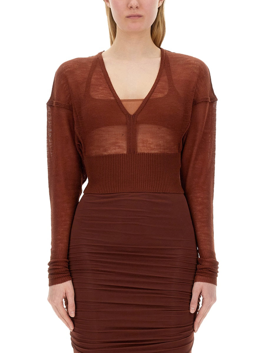 Rick Owens Top - Rosso | Wanan Luxury