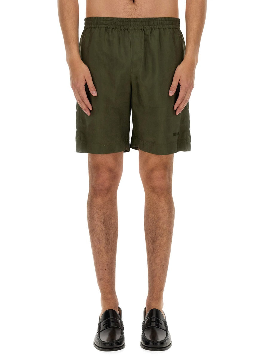 MSGM Shorts - Verde | Wanan Luxury