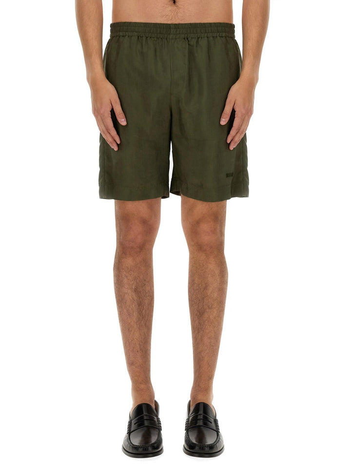 MSGM Shorts - Verde | Wanan Luxury