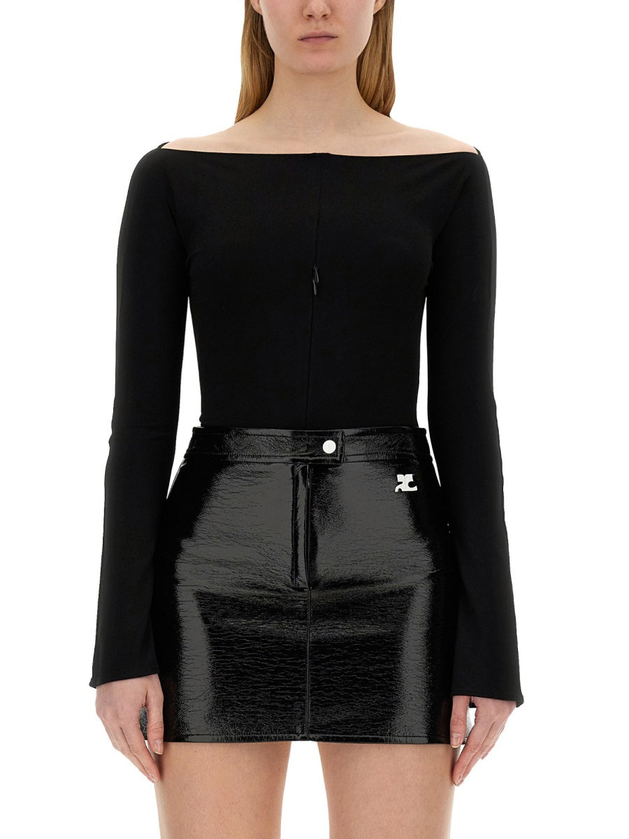 CourrèGes Top - Black | 9a45d45c8c58bdc8e83b8588b2839247f6911362
