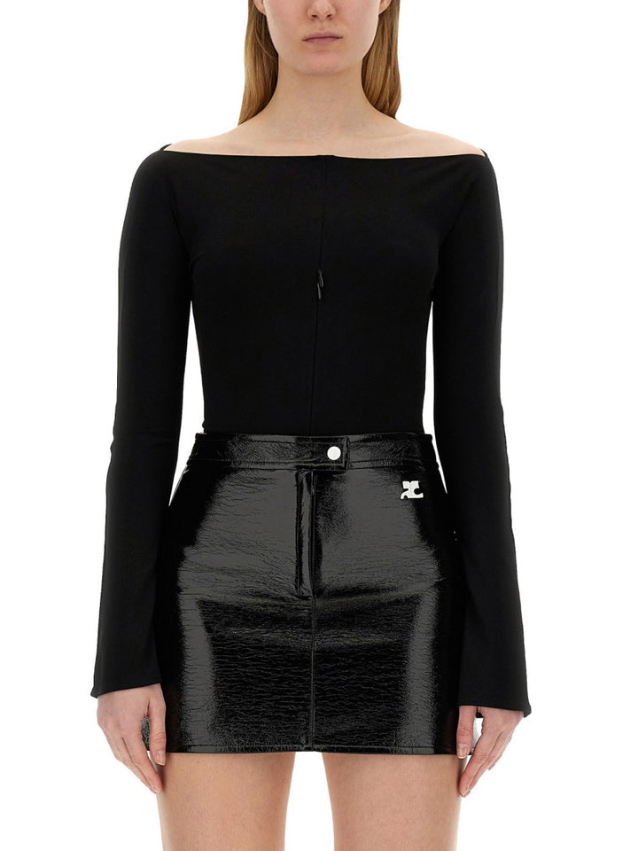 CourrèGes Top - Black | 9a45d45c8c58bdc8e83b8588b2839247f6911362