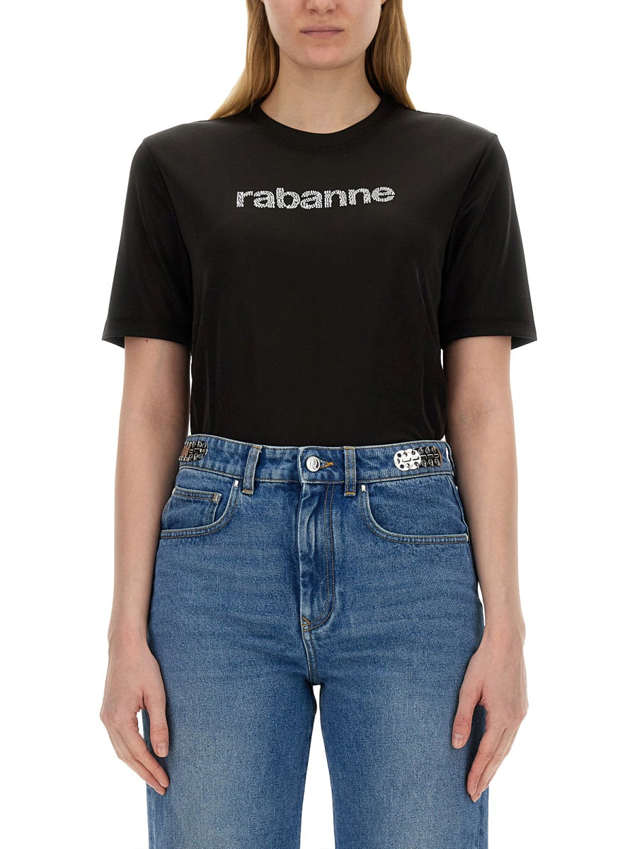 Rabanne T shirt - Nero | Wanan Luxury