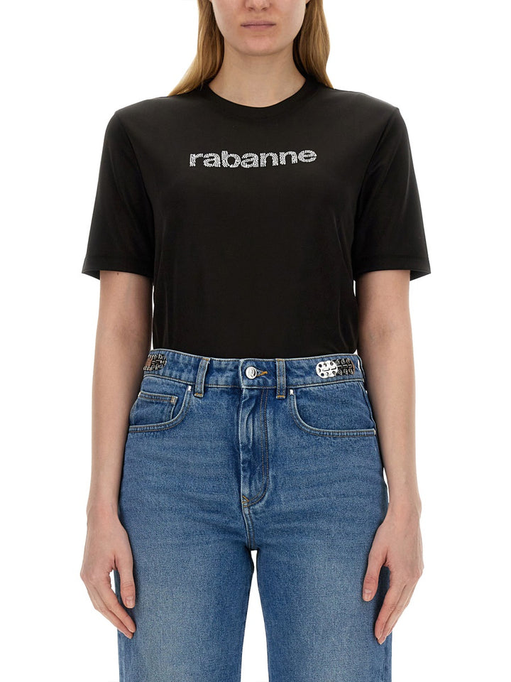 Rabanne T shirt - Nero | Wanan Luxury