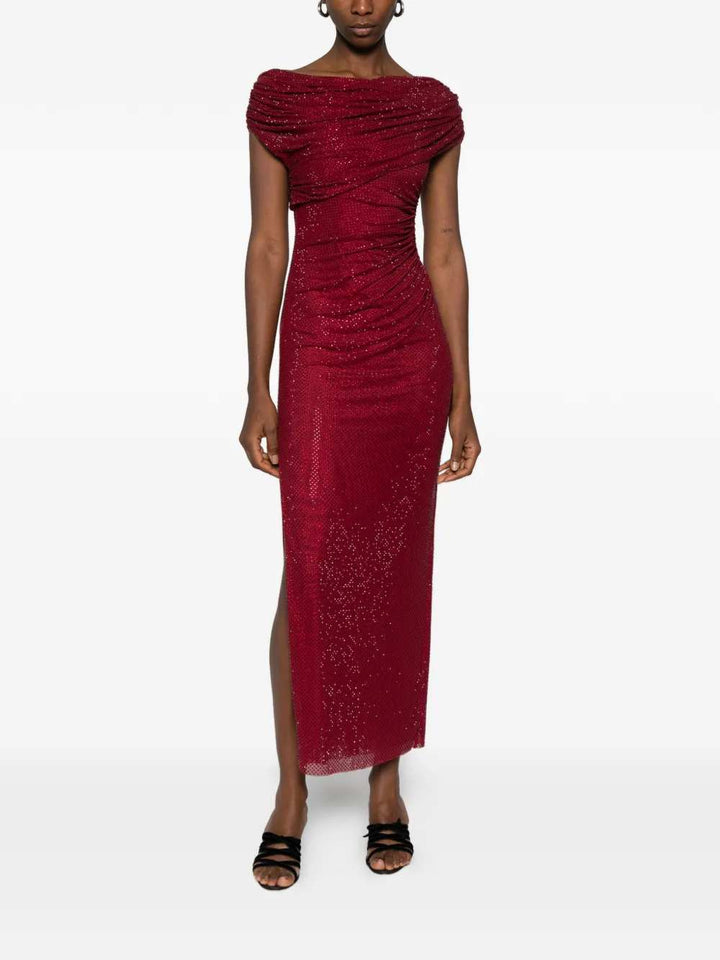 Self-Portrait DRESS - Rosso | cd12e4e281840bd30c7c933a31369163ccb35f16