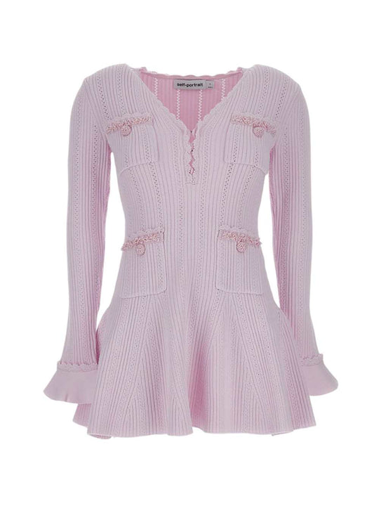 Abito Corto Con Decorazione