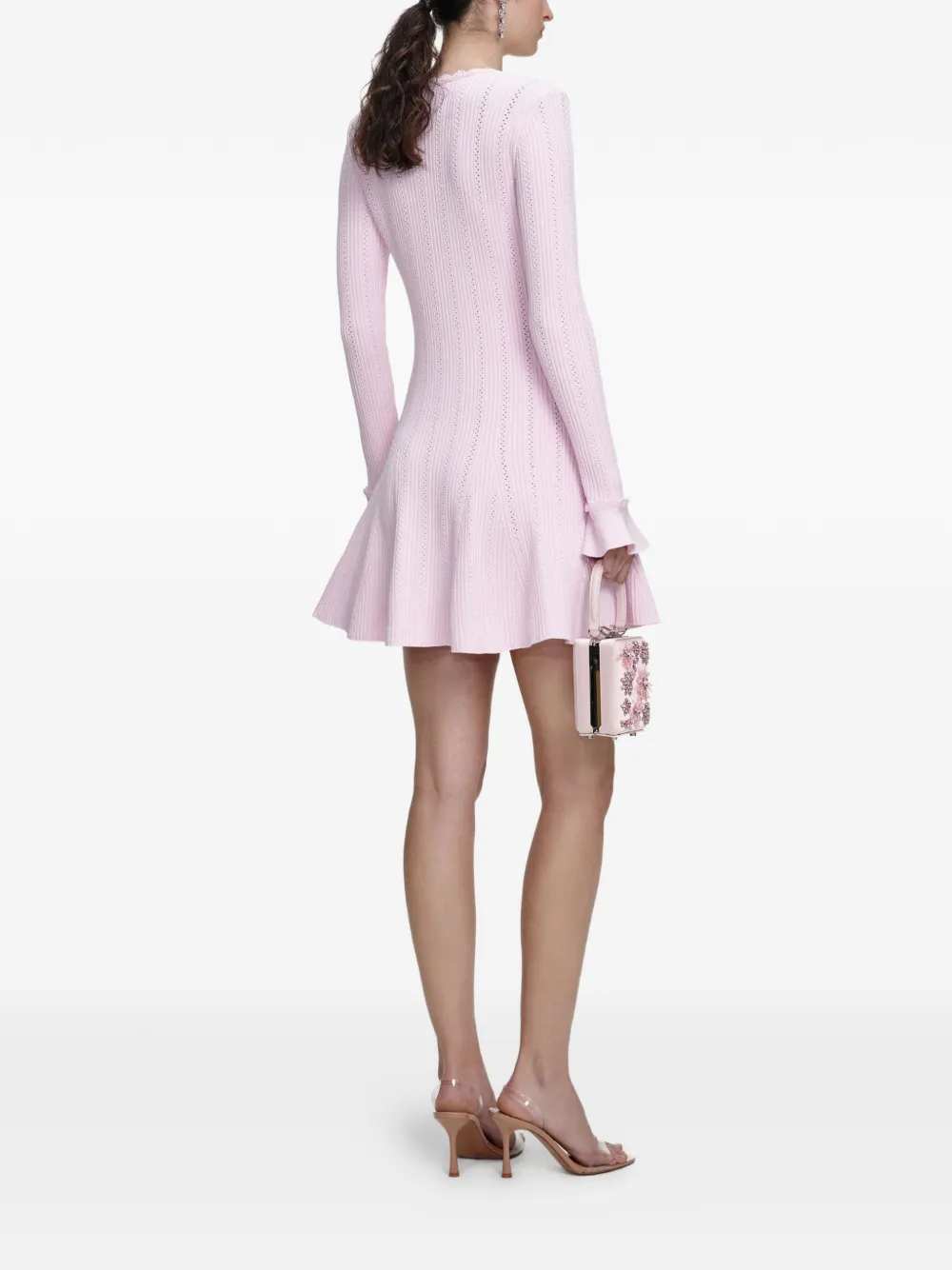 Self-Portrait DRESS - Pink & Purple | f4b1cf681807b7f97572edd06086562c5f4ef5be