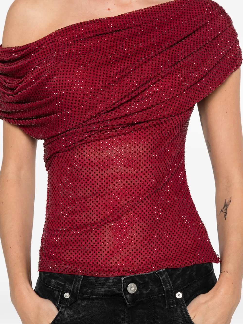 Self-Portrait TOP - Rosso | 9227a933a63744094f9f3efe66a602af407a8db3