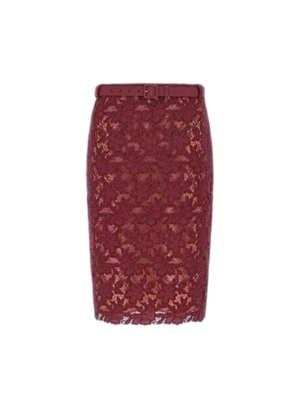 Self-Portrait SKIRT - Rosso | d3d507837fba04d6360900fc12dbaa01c1fe664a