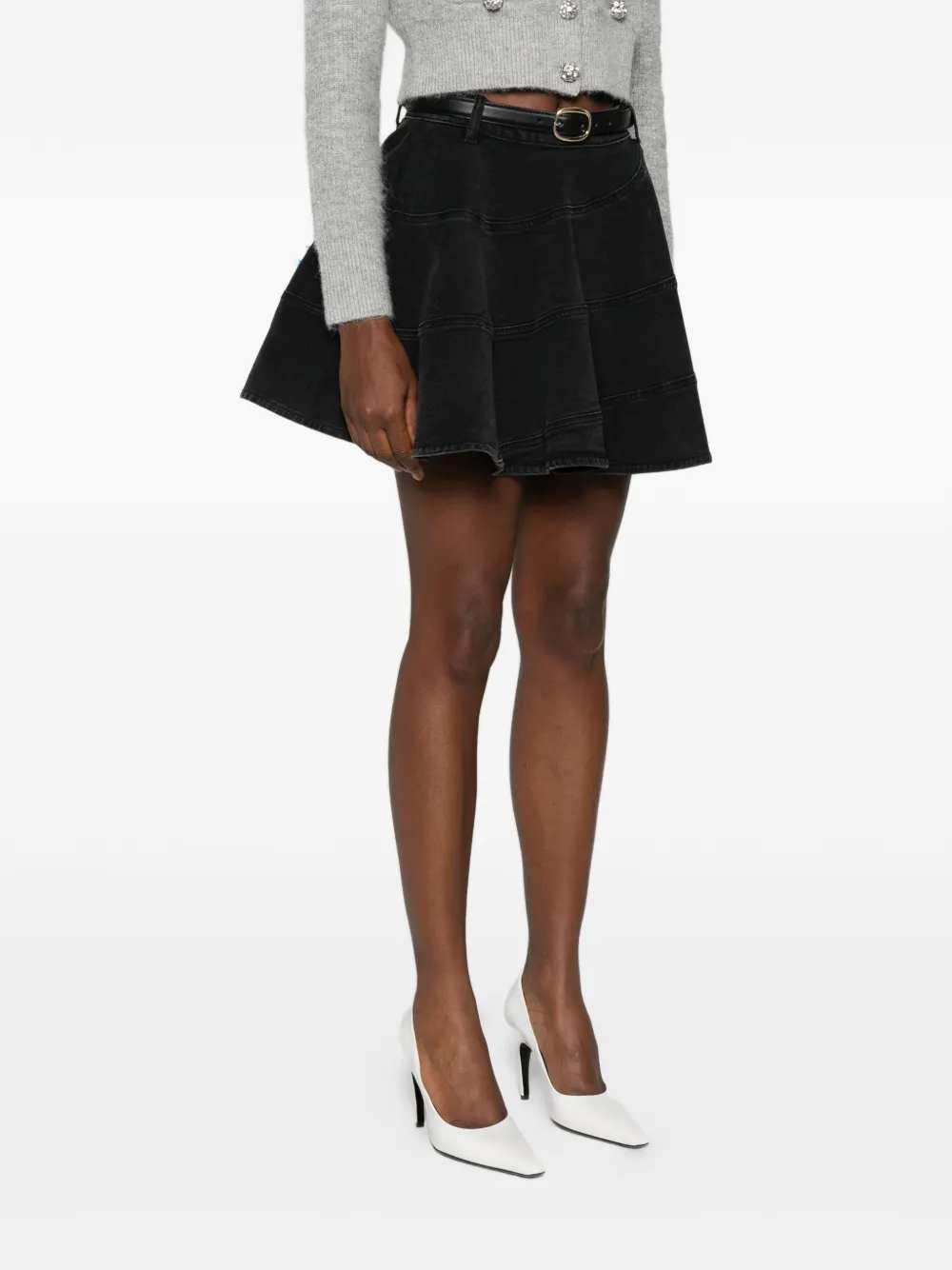 Self-Portrait SKIRT - Nero | 6a8eedf128b9d33d74d959aabae316f49907049b