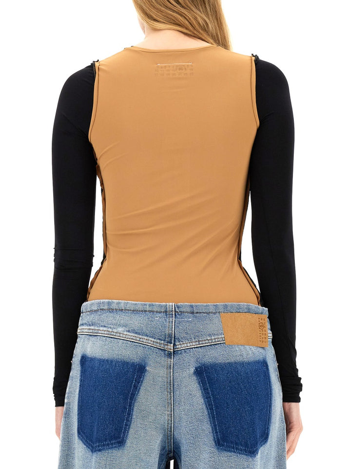 MM6 Maison Margiela Top - Nero | Wanan Luxury