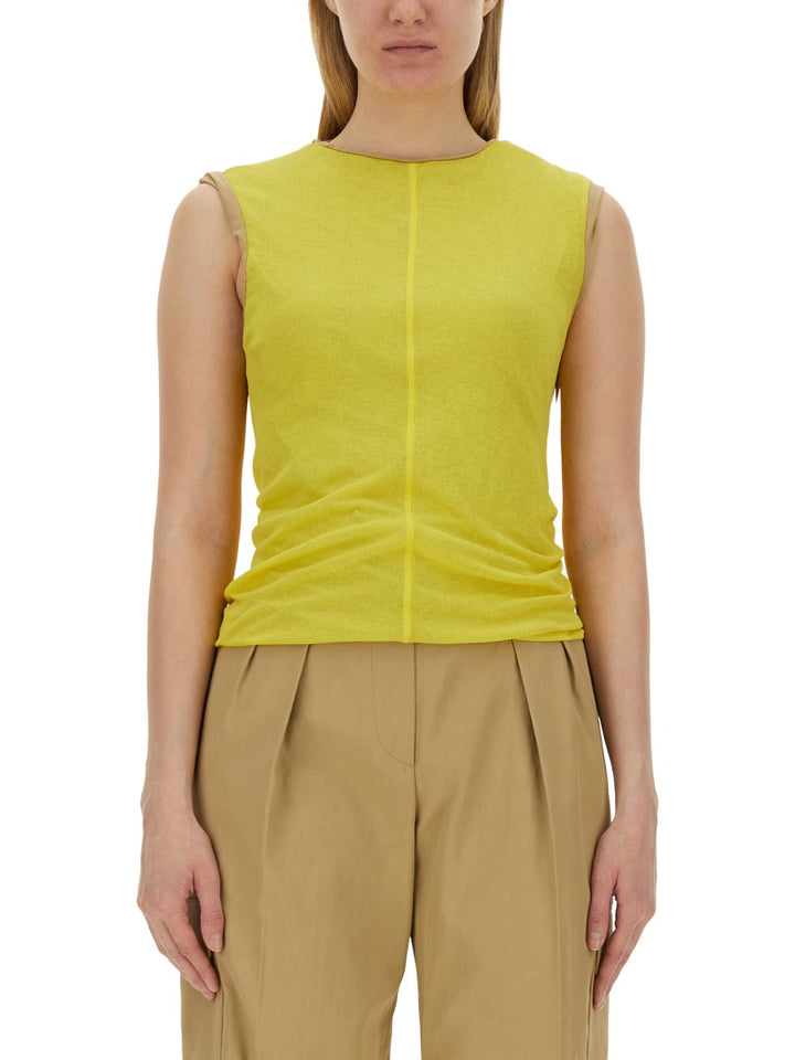 Sportmax Top - Yellow | 88168843f281cd3a7574f2d022441dfab3b8771f