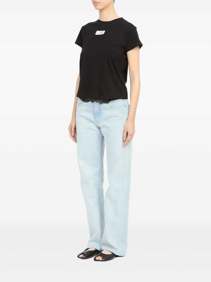 Mm6 Maison Margiela TSHIRT - Nero | 66acc9c169893fa03c6e03846aa24805f32f0c74