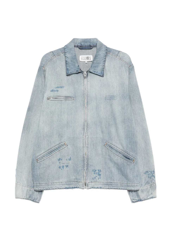 Mm6 Maison Margiela JACKET - Blu | b346ddf04bac398129cdc30ba14f889815789a7e