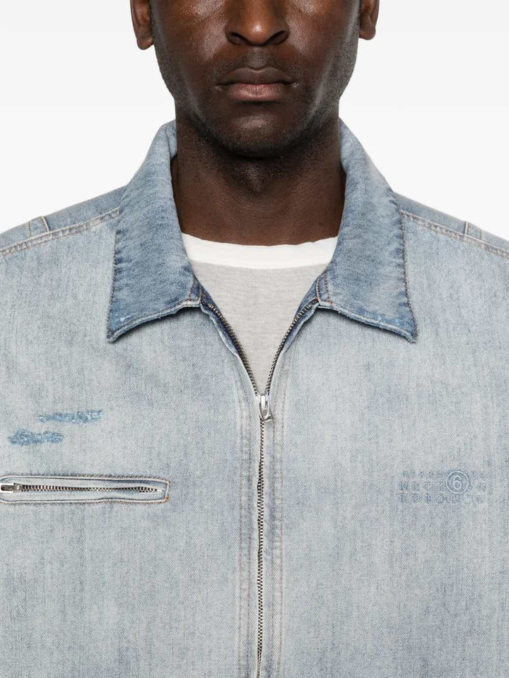 Mm6 Maison Margiela JACKET - Blu | f363b7d2b96965398e6f19e4c95c992722b28a6f