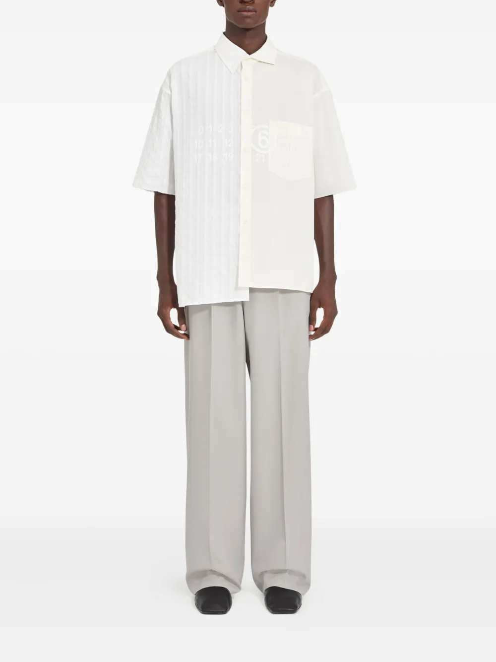 Mm6 Maison Margiela SHIRT - Bianco | f93d68f5b184cf7309d89aa49d9626b68cb402ec