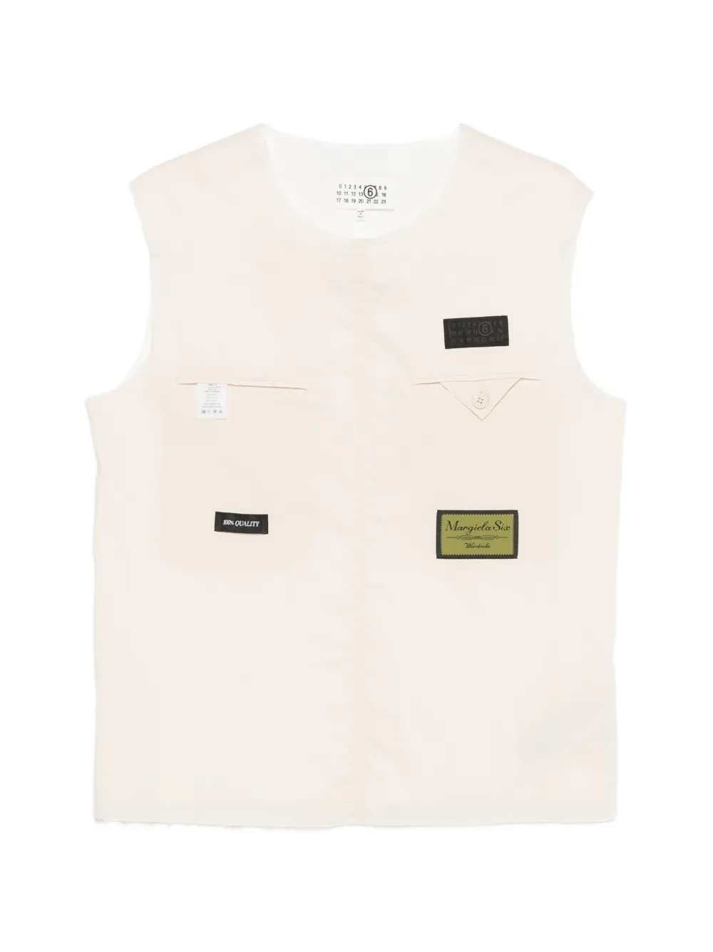 Mm6 Maison Margiela SWEATER - Bianco | 418d70951068c0574e0ef46623366e3f0fb2febc