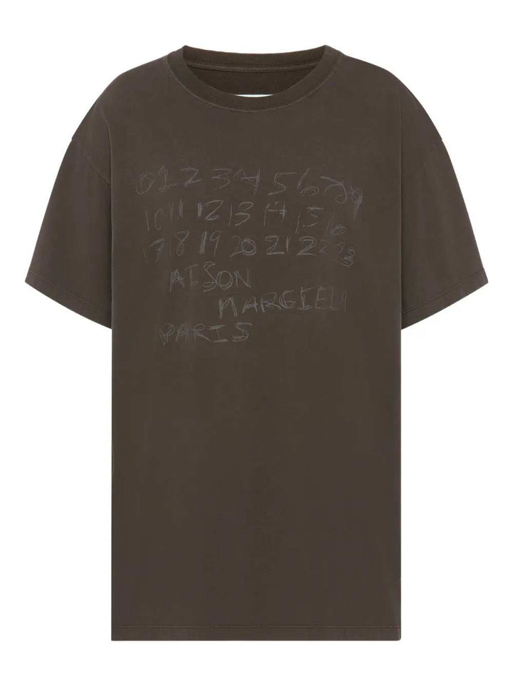 Maison Margiela TSHIRT - Marrone | d7f57503aa242969349a55f3d0ab4fe714fb4b3d