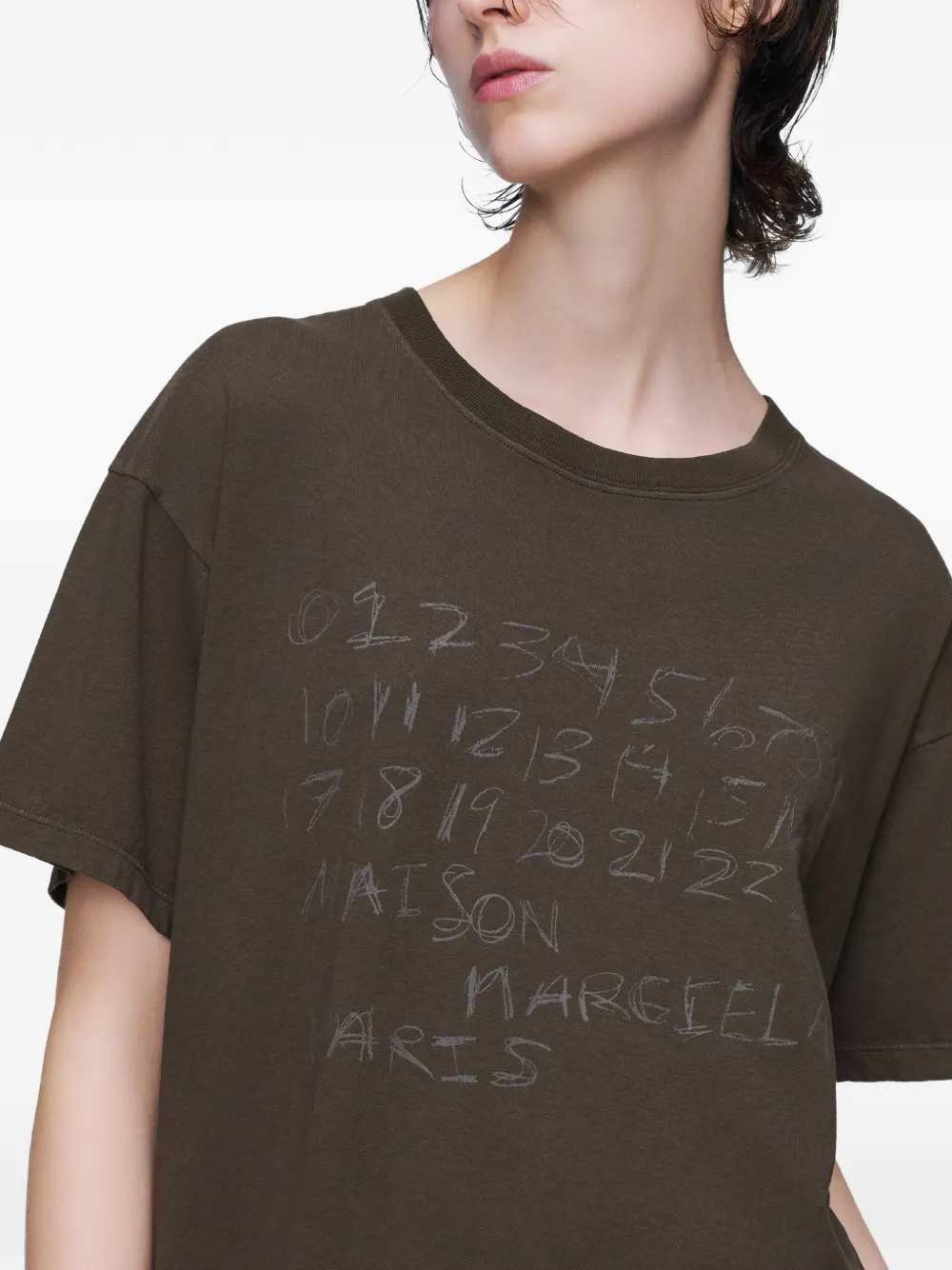 Maison Margiela TSHIRT - Marrone | ed954d79d6a842def1d9bcd8f809af9e093d0134