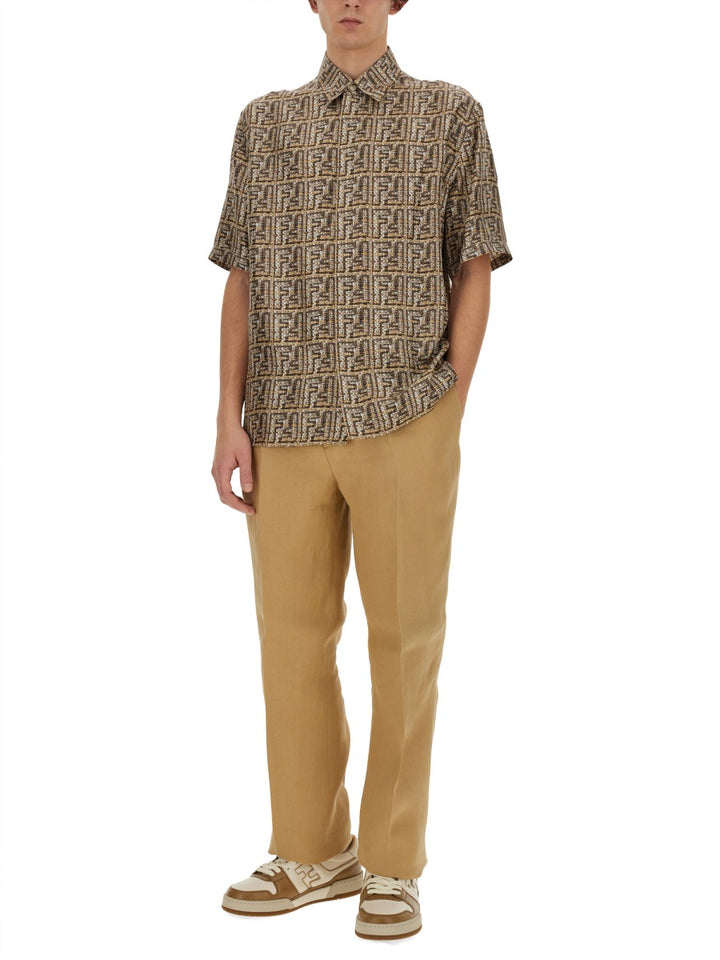 Fendi Pantaloni - Marrone | Wanan Luxury