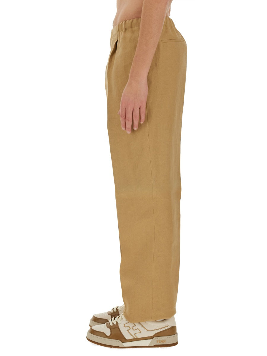 Fendi Pantaloni - Marrone | Wanan Luxury
