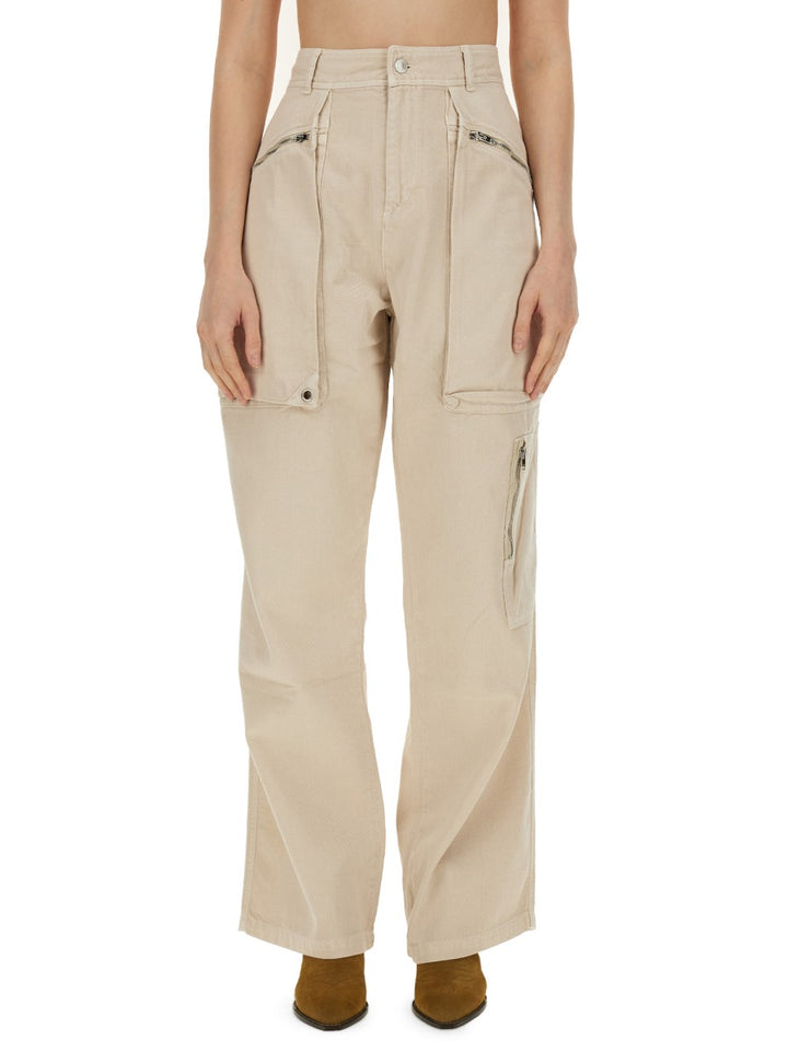 Isabel Marant Pantaloni - Powder | 55005c108b0cc4c797590dbb2920c624b1b2f765