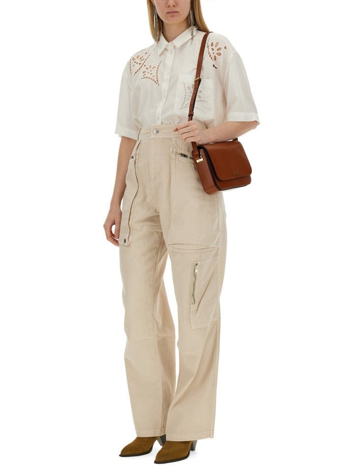 Isabel Marant Pantaloni - Powder | 0a18d2ca6dd0771afb0ab066a737ac5b9ebb4cfc