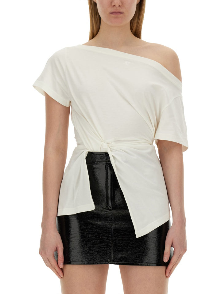 Courrèges T shirt - Bianco | Wanan Luxury