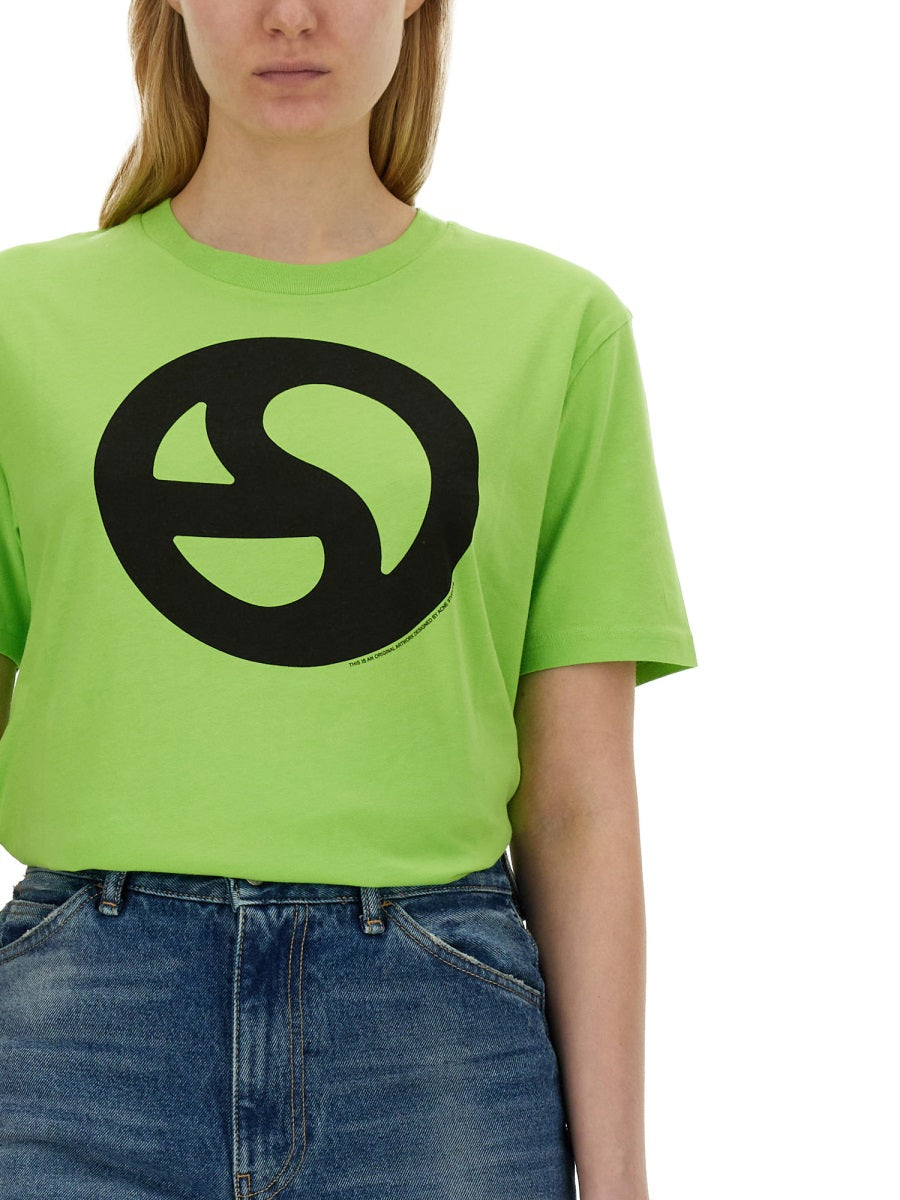 Acne Studios T shirt - Green | a7c1e25276b46c6c3ca9ff6cdf272000493bb3ec