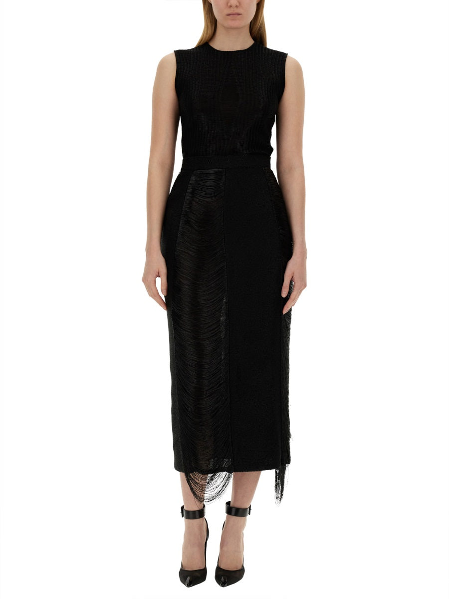 Alexander McQueen Top - Nero | Wanan Luxury