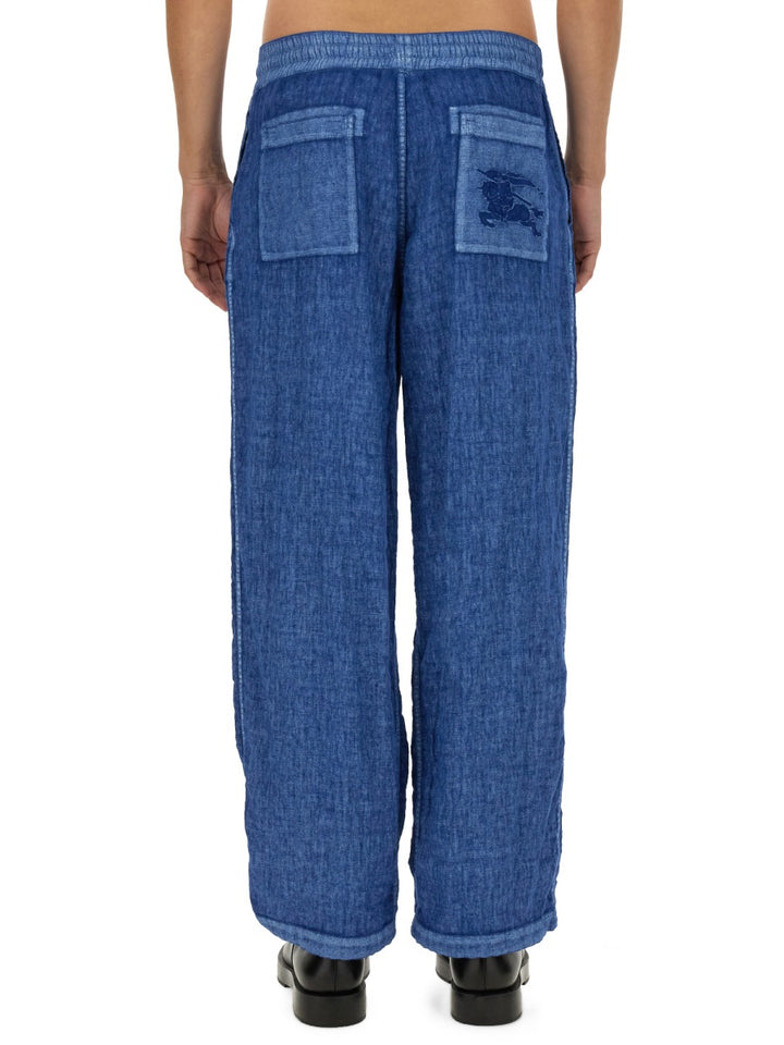 Burberry Pantaloni - Azzurro | Wanan Luxury