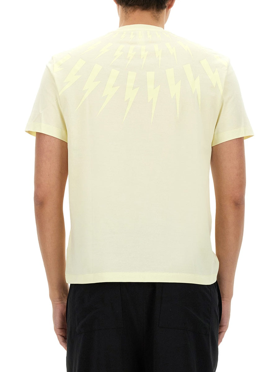 Neil Barrett T shirt - Beige | Wanan Luxury