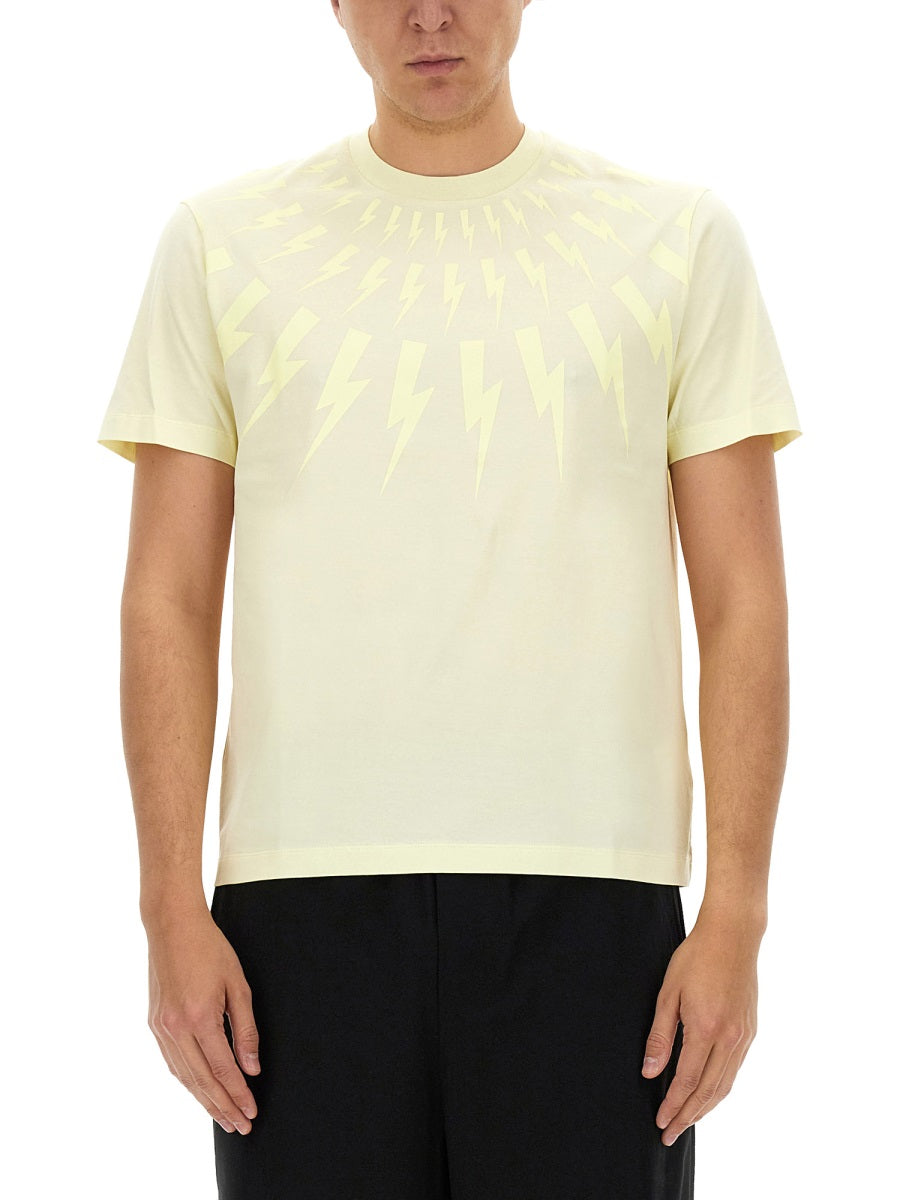 Neil Barrett T shirt - Beige | Wanan Luxury