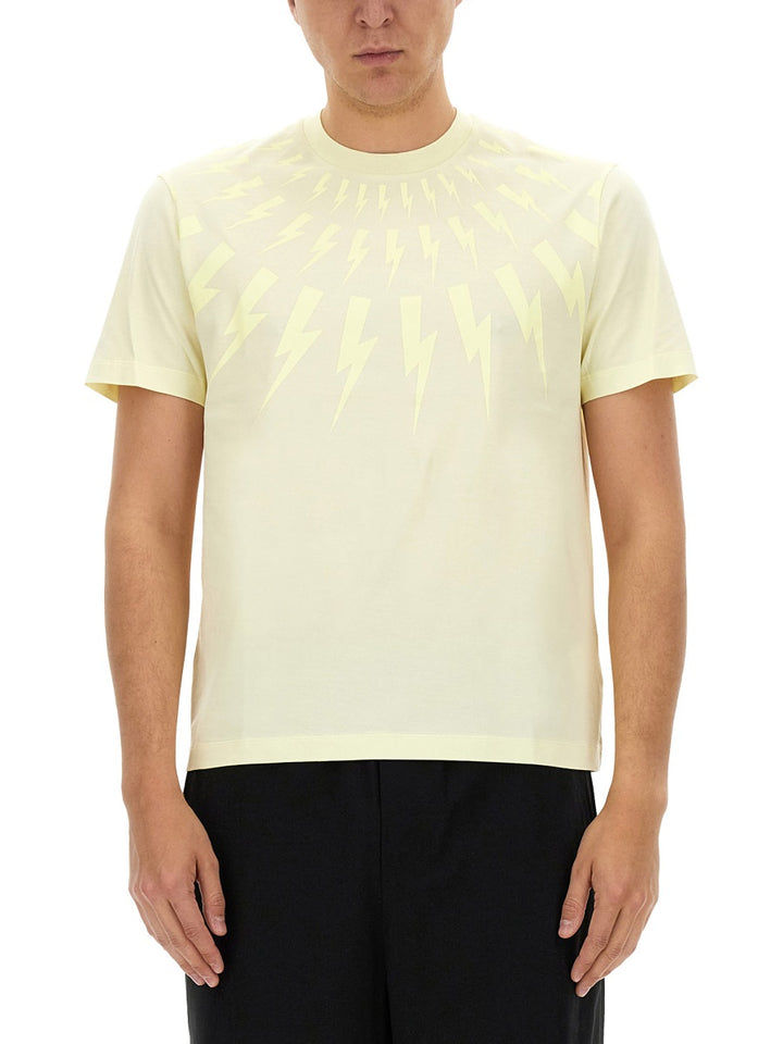 Neil Barrett T shirt - Beige | Wanan Luxury